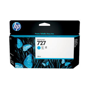 HP T920/T1500/T2500 시리즈용 사이언(Cyan) 잉크 130ml [B3P19A]